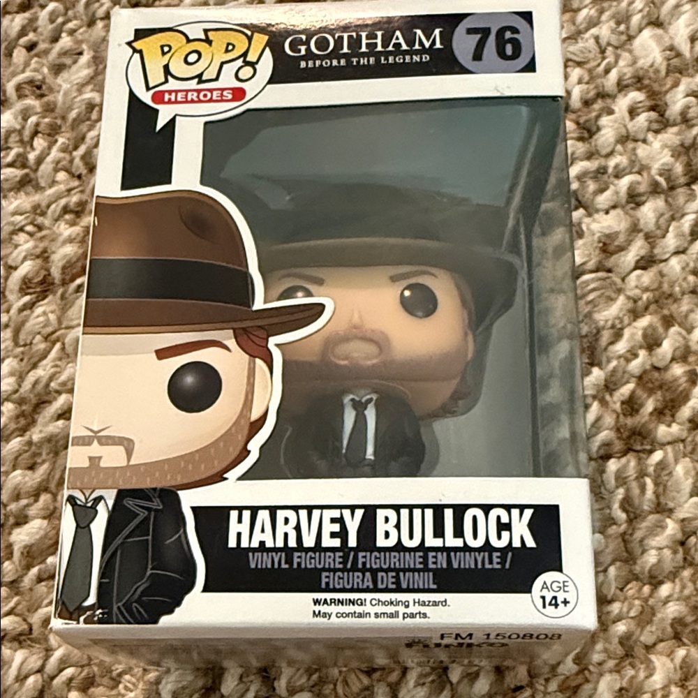 Funko Harvey Bullock Pop! Vinyl Figure - Brown Hat, Black Suit